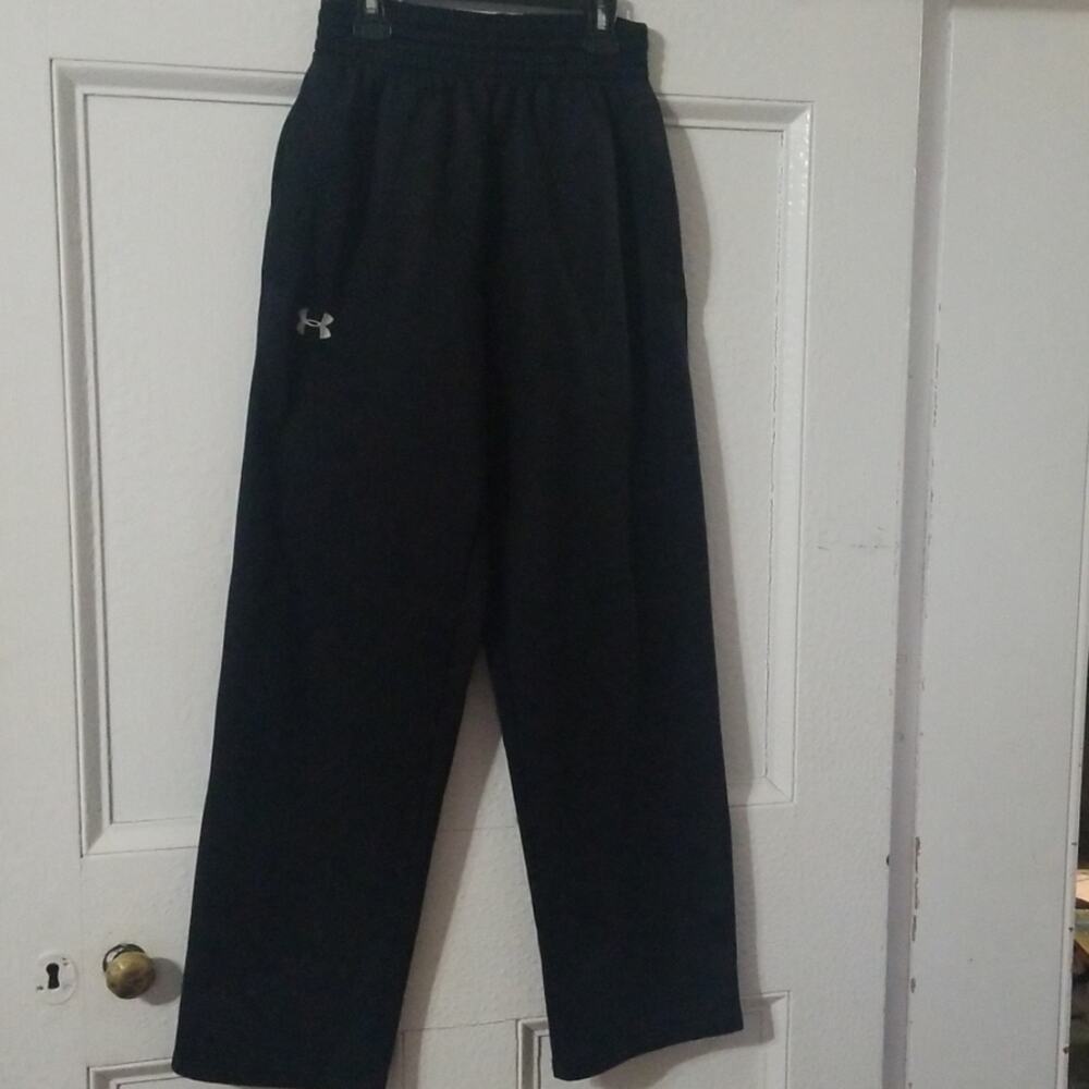 Youth Black Under Armour Athletic Pants Small